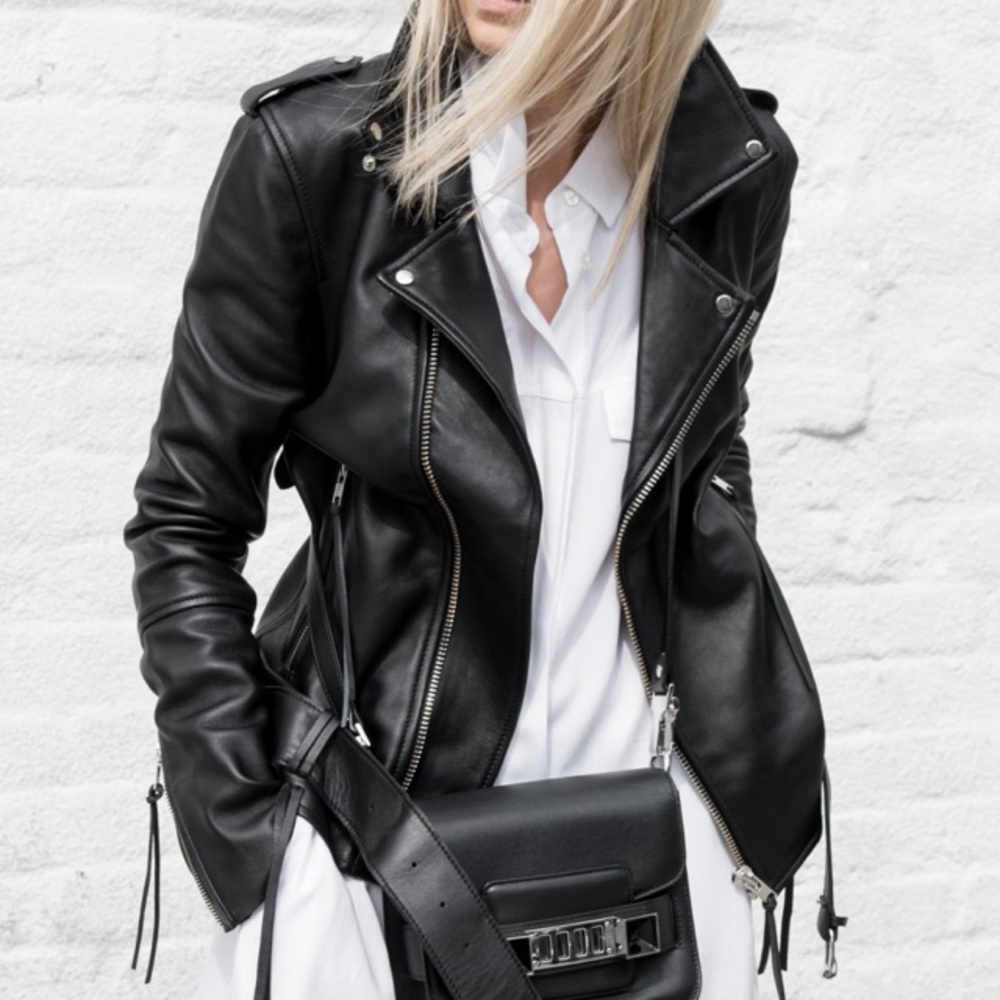 Hironae Paris Iroquois Leather Jacket Size Small